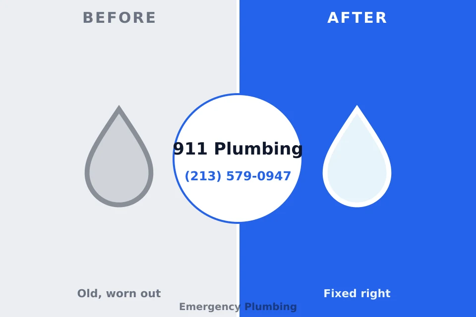 Before and after: plumbing repair Nyssa, OR